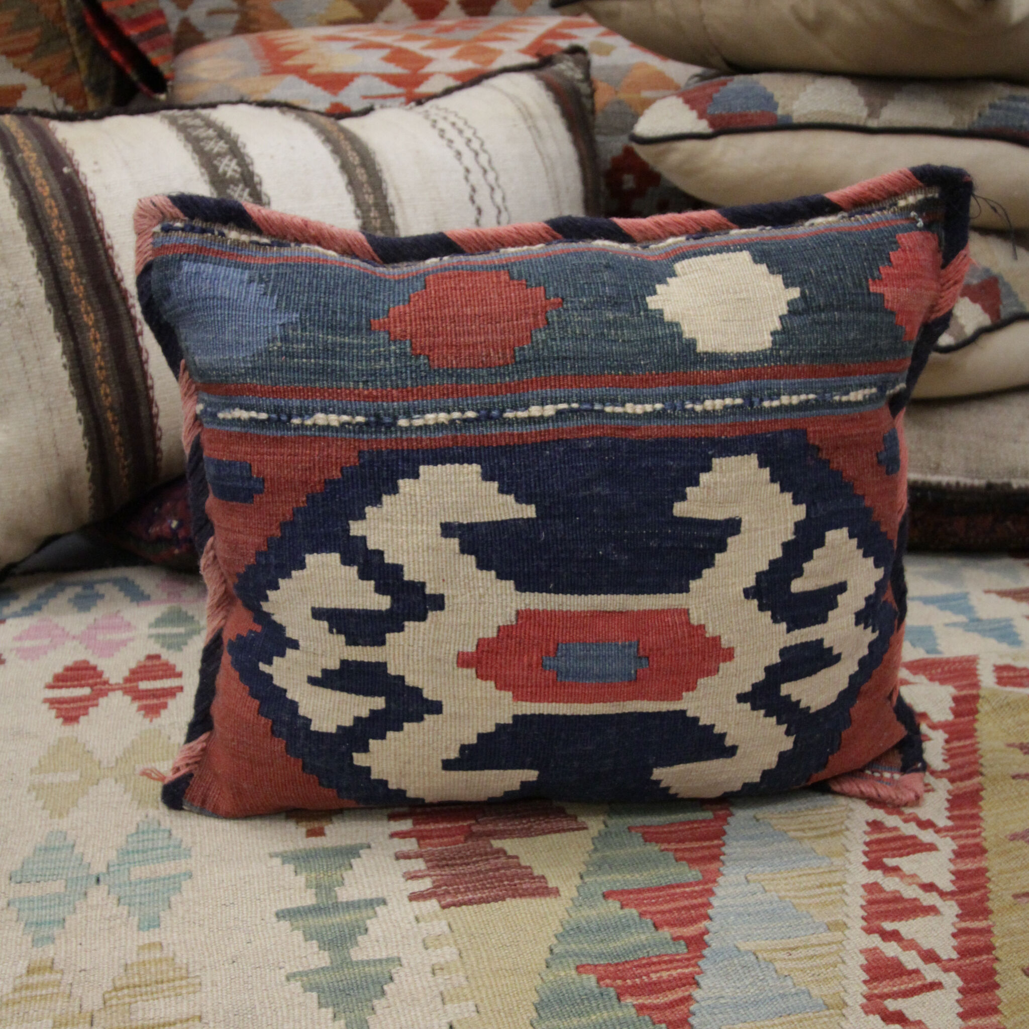 Handmade Turkish Cushion Cover Anatolian Scatter Pillow