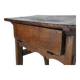 Antique Spanish Rustic Chestnut Side Table/Console, 18th Century