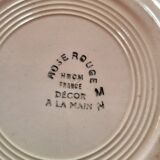 Lot 2 Art Deco plates ▪︎ Hippolyte Boulenger ▪︎ Red Rose