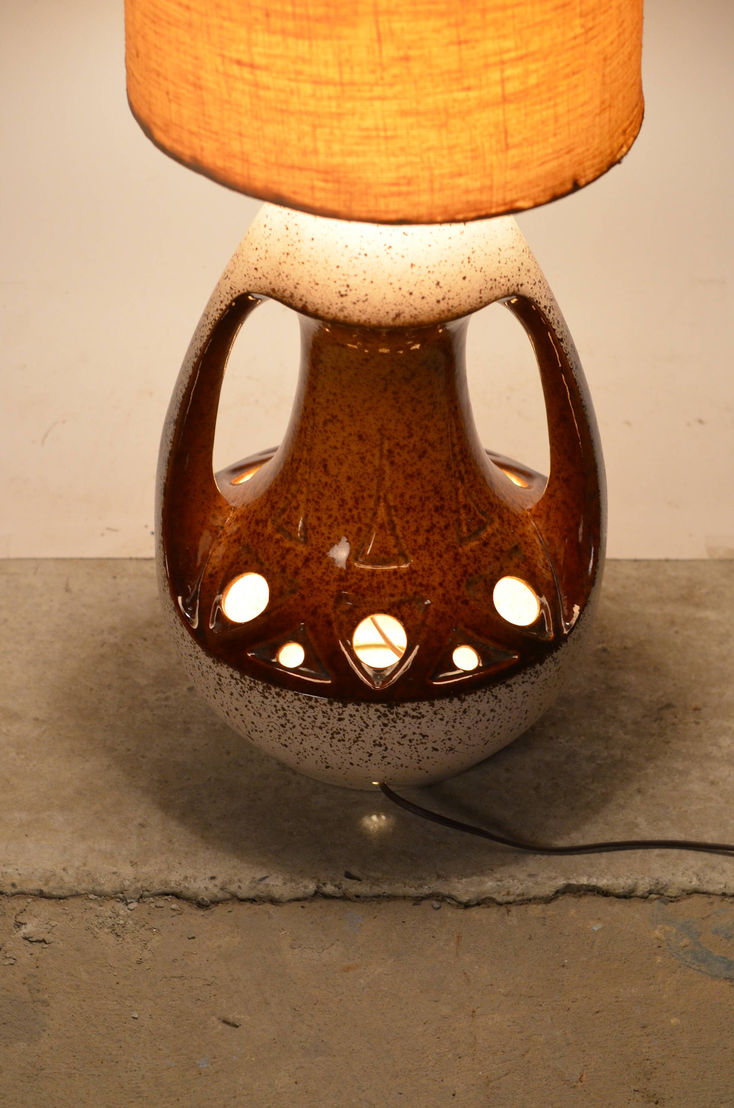 Baudin ceramic floor lamp