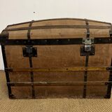 Antique wooden trunk
