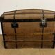 Antique wooden trunk