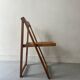 wooden folding chair by Aldo Jacober, design 1960/1970
