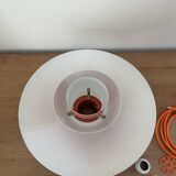 Vintage Louis Poulsen PH4/3 red - Poul Henningsen - danish design pendant