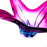 Murano XXL Coupe 50cm - Sommerso Amethyst & Turquoise - Vintage Design