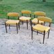 Set of 4 Scandinavian rosewood chairs from the 50s