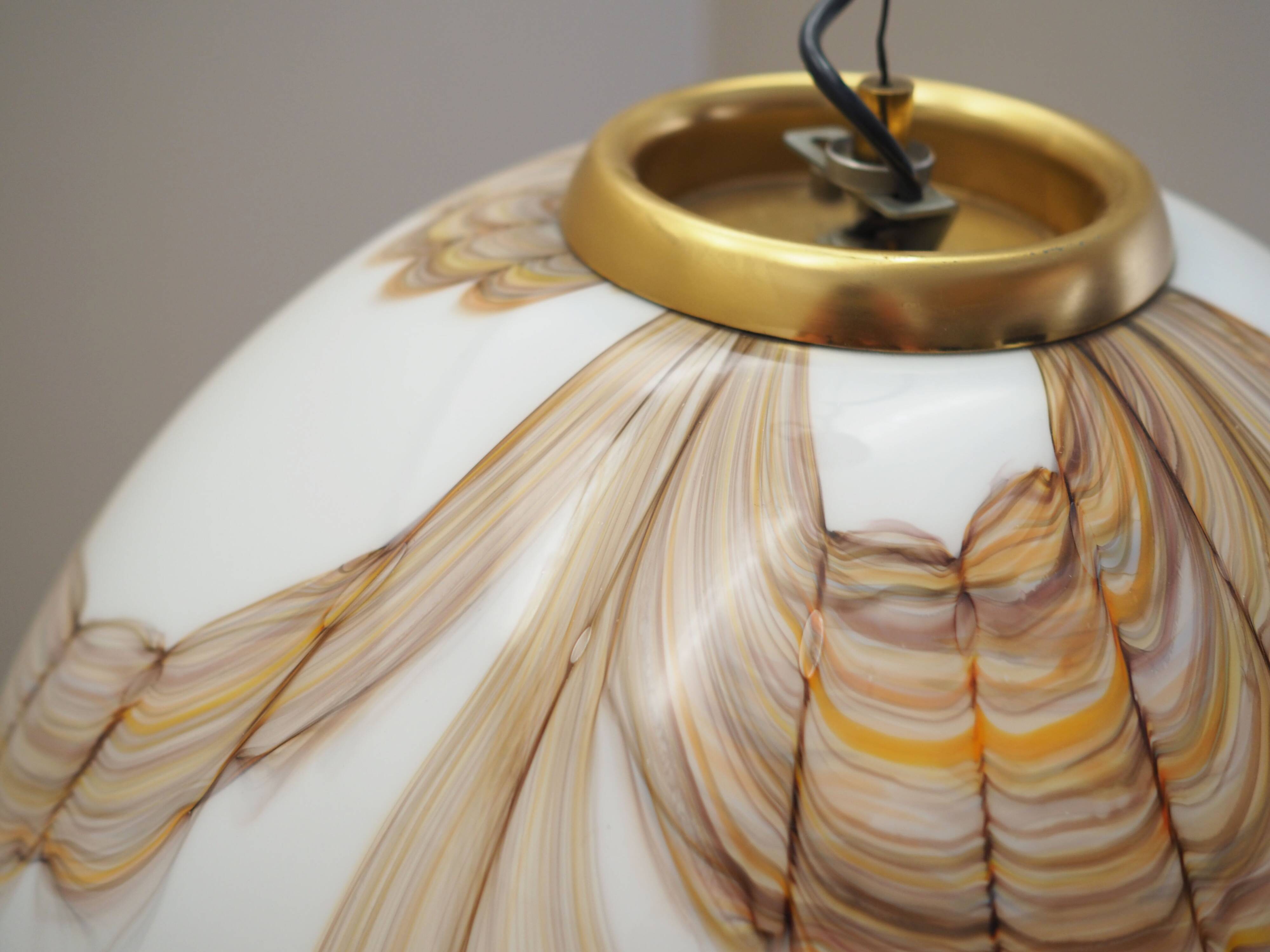 Pendant lamp, Murano glass, Italian design, 1970s, production: Italy