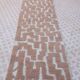 Tapis berbère de couloir beige