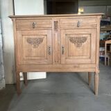 Carved oak sideboard