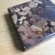 Square ashtray in polished marble