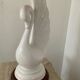 Vintage ceramic swan lamp from the 70s
