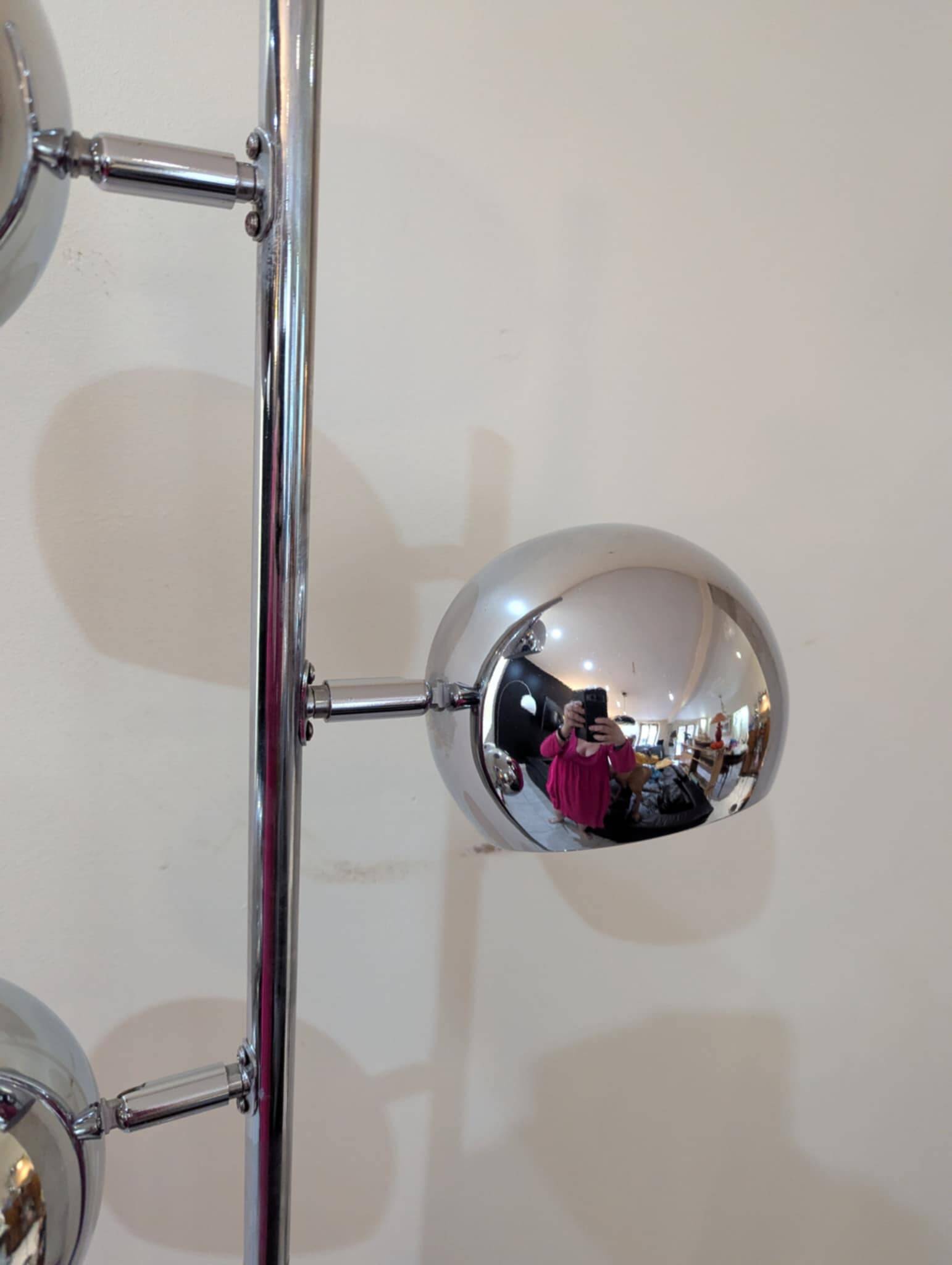 Lampadaire eye ball, années 70/80