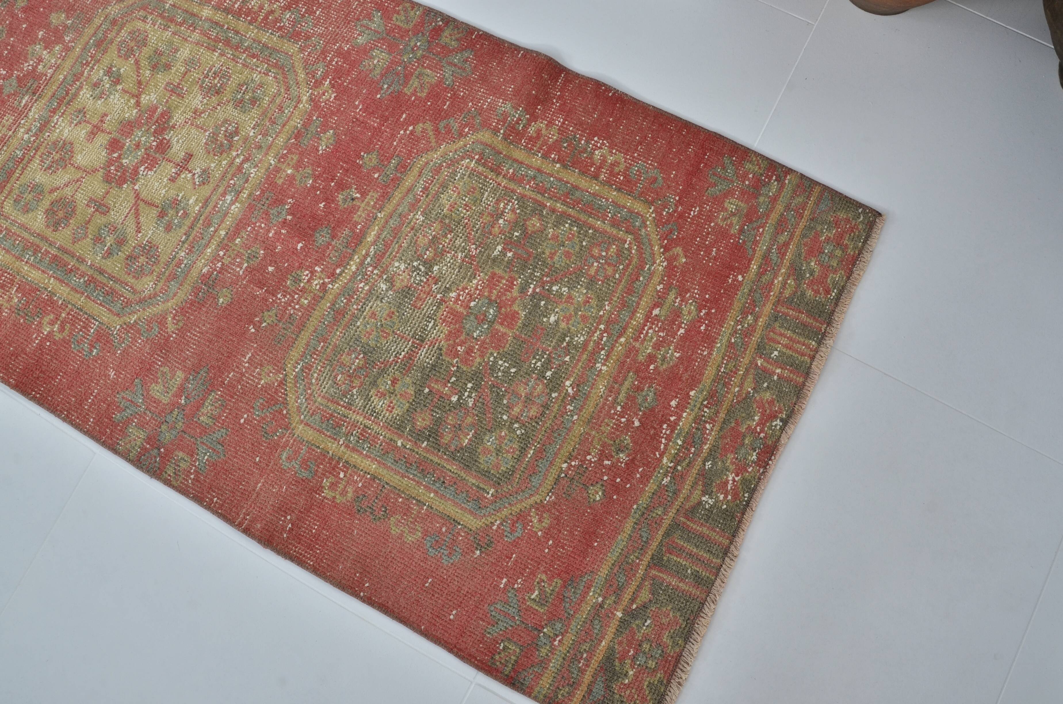 Oushak Vintage Handmade Runner Rug  sku 2131