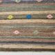 6x9 Gray & Green Striped Pattern Kilim Rug, 176x262Cm