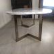 Table design marbre 6 chaises 1970