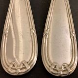 Housewife 38 pieces Christofle model Ribbons, silver metal, twentieth century