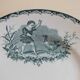 1 flat plate Terre de Fer Saint Amand Nord model Group of children