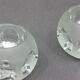 Lampes de table en verre de Peill et Putzler, années 1970, Ensemble de 2