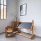Bureau et chaise enfant pin Bauhaus
