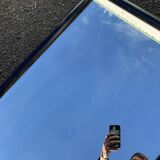 Large black wood mirror 116 x 64