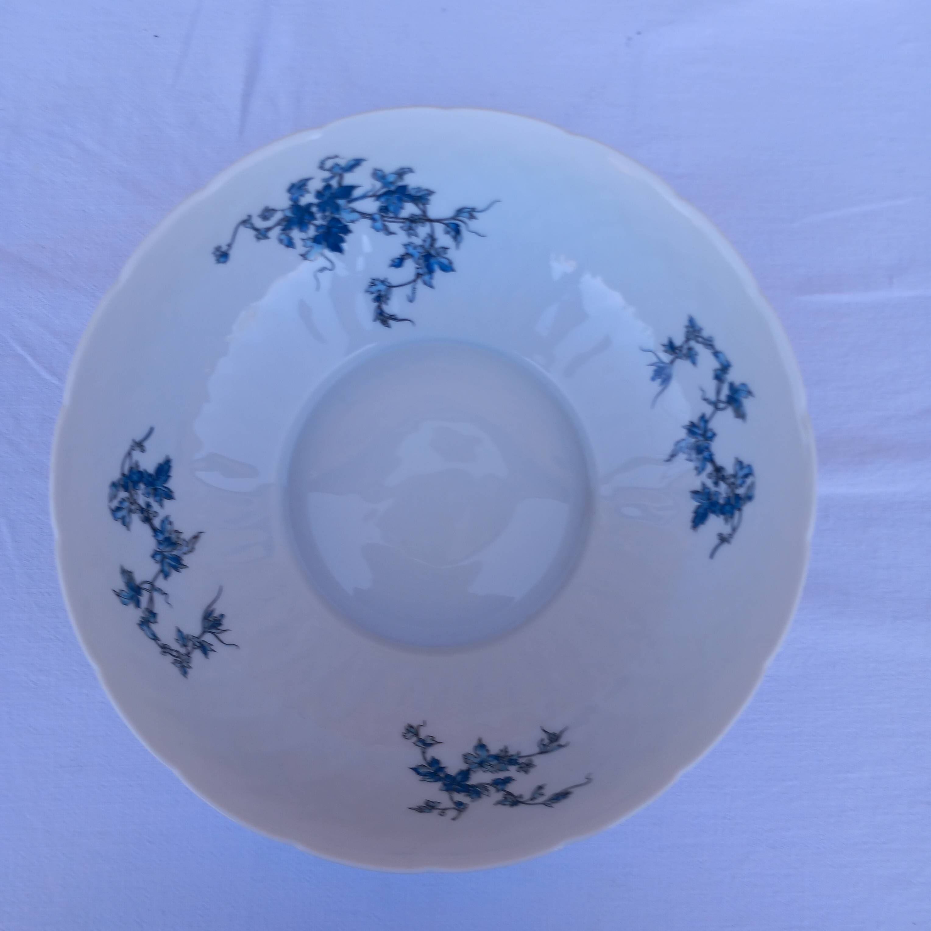 Saladier porcelaine Limoges Bernardaud- Modèle Saint Saens - Années 70