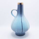 Vase à fond cloche rayé