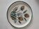 Vintage plate with stylized floral decoration – 60s/70s
