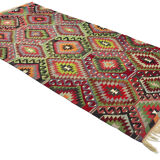 Anatolian handmade kilim rug 340 cm x 167 cm
