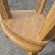 Vintage triangular oak side nesting tables (3)