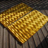 Carpet, batch of 2 descents of acrylic bed Vintage Peltex from the 70s.