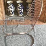 Set of 4 Chair in chrome year 70 Italian design