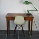 Rustic wood desk 1 drawer of the years 60
