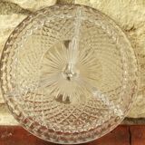Ancien plat en verre