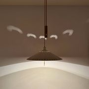 Unique Pendant Lamp with Counterweight by Vereinigte Werkstätten München