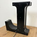 Vintage illuminated letter l , 1970s