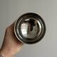 Set of 6 silver stainless steel dessert bowls