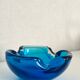 Murano Sommerso blue vide-poche 1970.