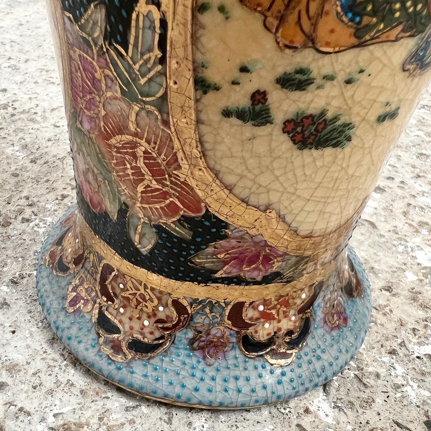 Satsuma Chinese porcelain vase XXth