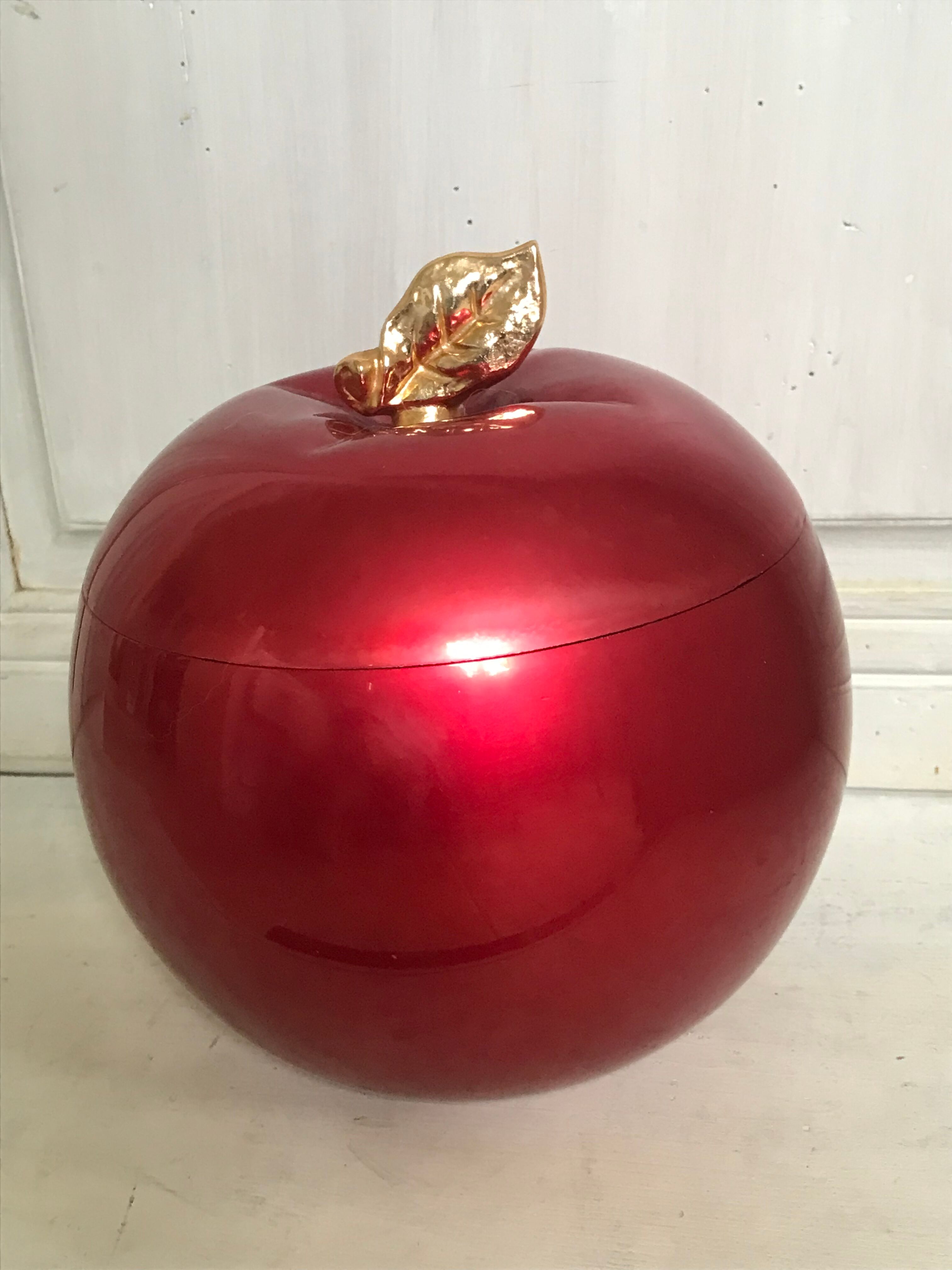 Vintage apple ice bucket