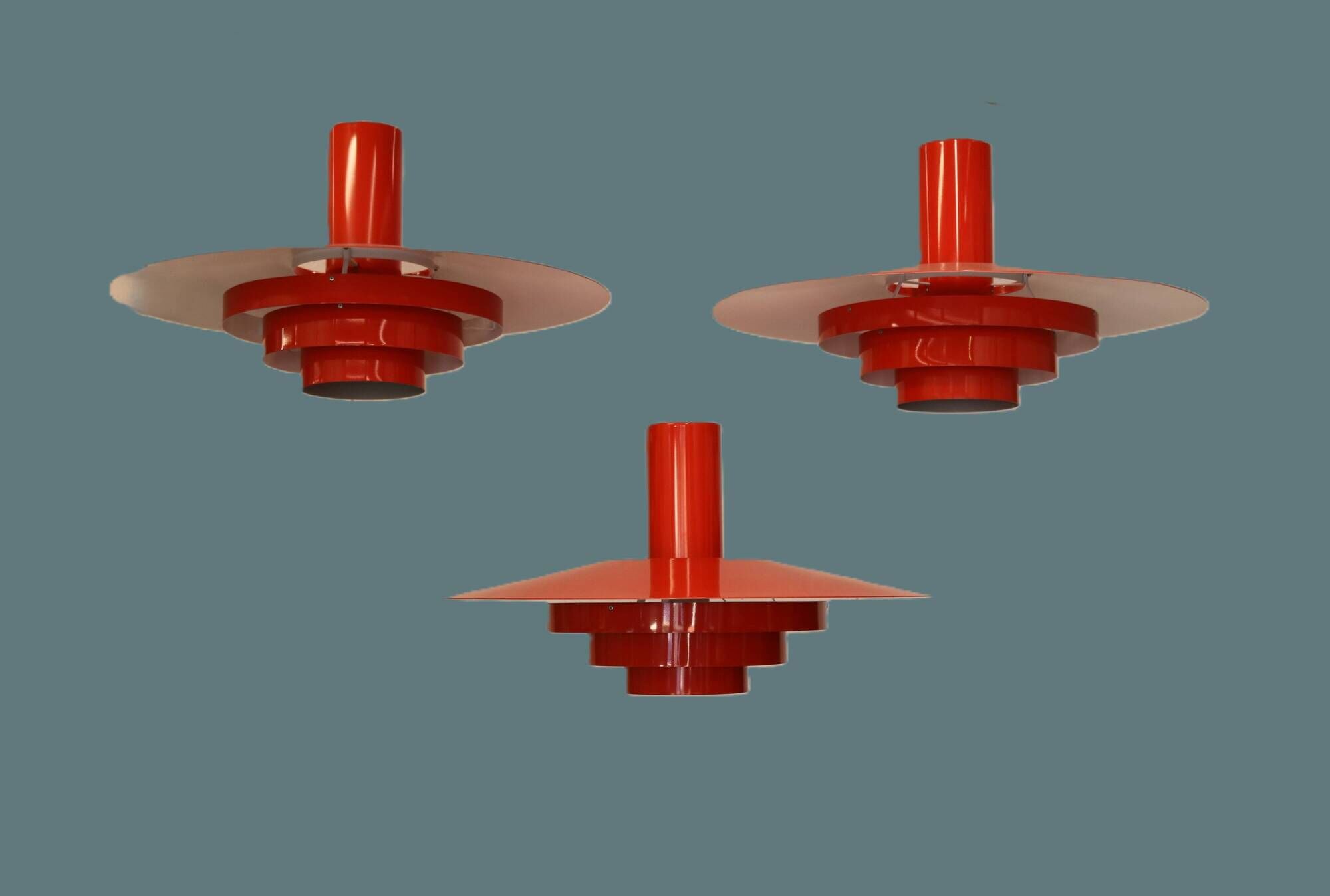 Karlebo XXL pendant lamps by Skaarup and Jespersen for Fog and Morup - 3 pc
