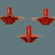 Karlebo XXL pendant lamps by Skaarup and Jespersen for Fog and Morup - 3 pc