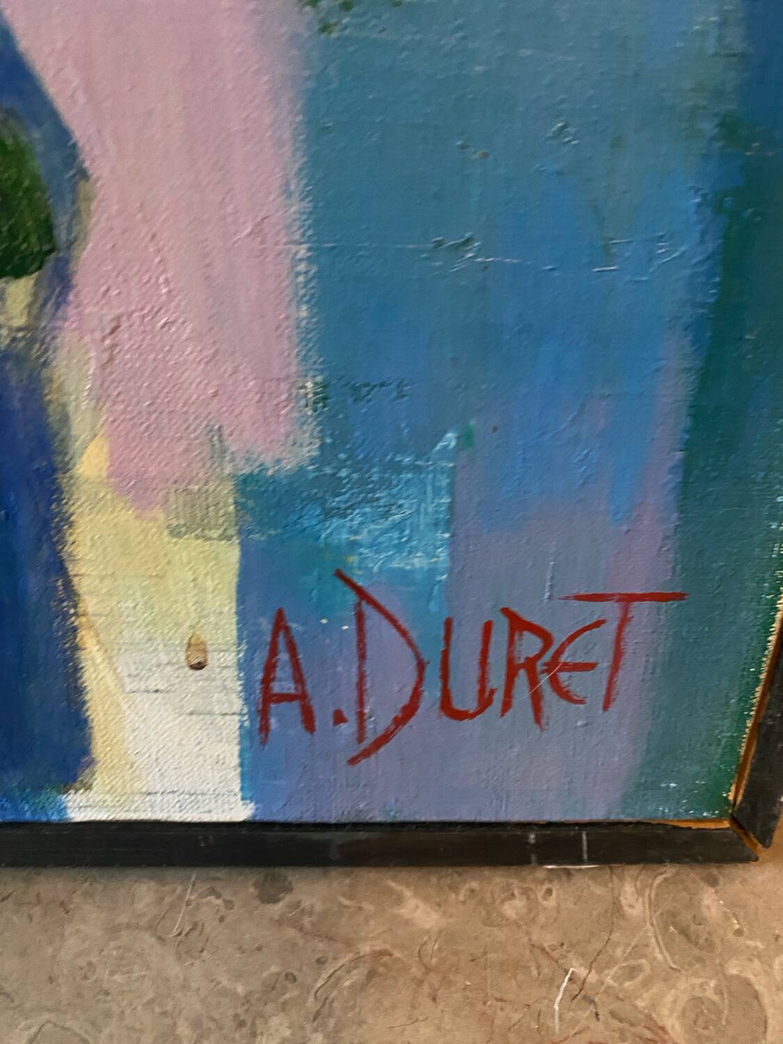 Landscape of Kairouan signed Duret