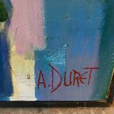 Landscape of Kairouan signed Duret
