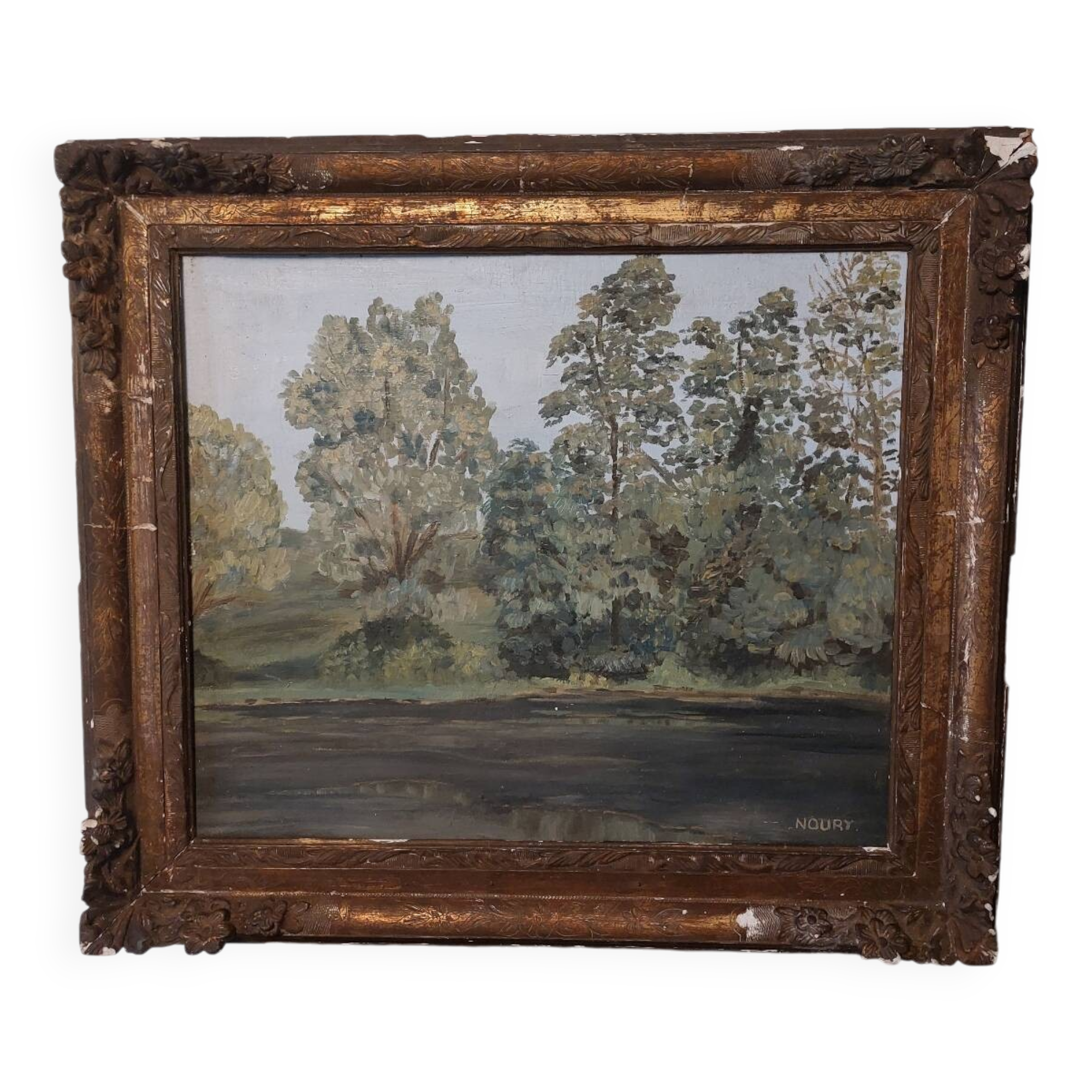 Painting signed "Noury" from the 30s/40s