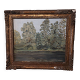 Painting signed "Noury" from the 30s/40s