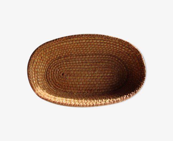Panier à spirale ovale vintage