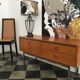 Enfilade en teck style scandinave
