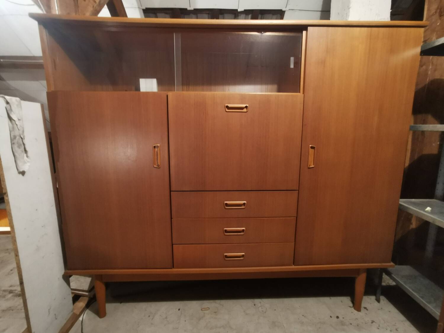 Grand secrétaire armoire scandinave