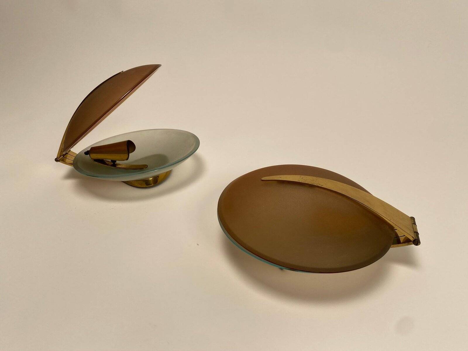 Italian Table Lamps by Max Ingrand for Fontana Arte, 1950s, Set of 2