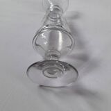 Vintage chiseled glass vase